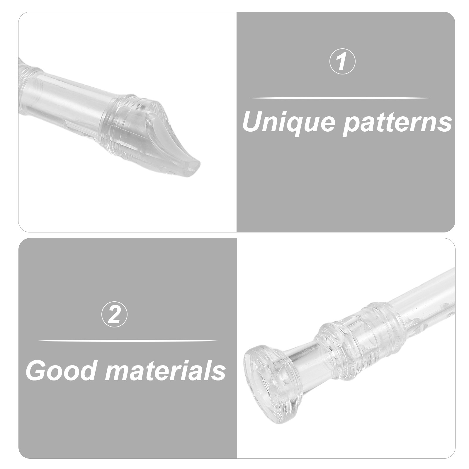 1Set 8-Hole Transparent Sopran - огляд і ціна Soprano Recorder Plastic