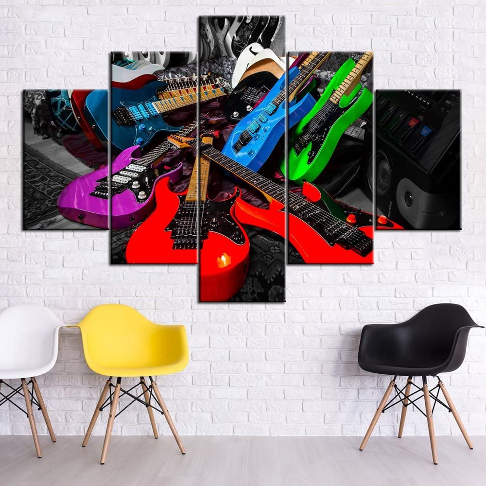 Unframed 5Pcs Musical Instrume - огляд і ціна Picture Of Musical Instrument
