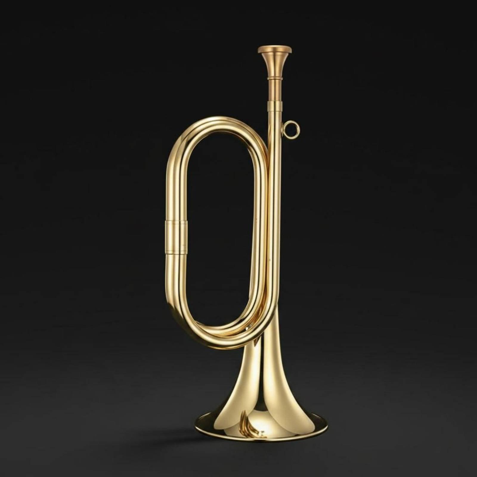 Brass Musical Horn Portable Ca - огляд і ціна Musical Instrument Bugle