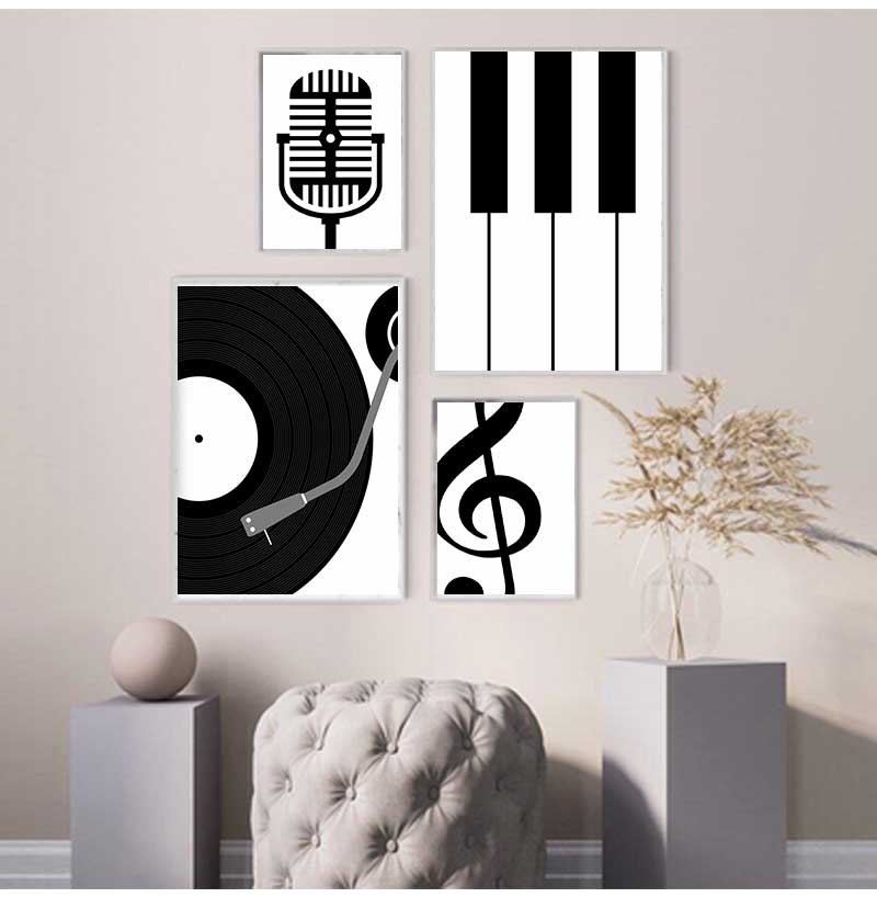 Minimalist Instrument Posters  - огляд і ціна Picture Of Musical Instrument