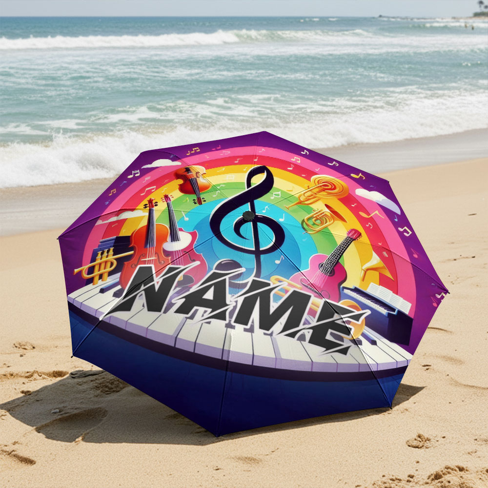 Custom Name umbrella, Music Th - огляд і ціна Musical Instrument And Names